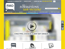 Tablet Screenshot of fmo-formation.fr